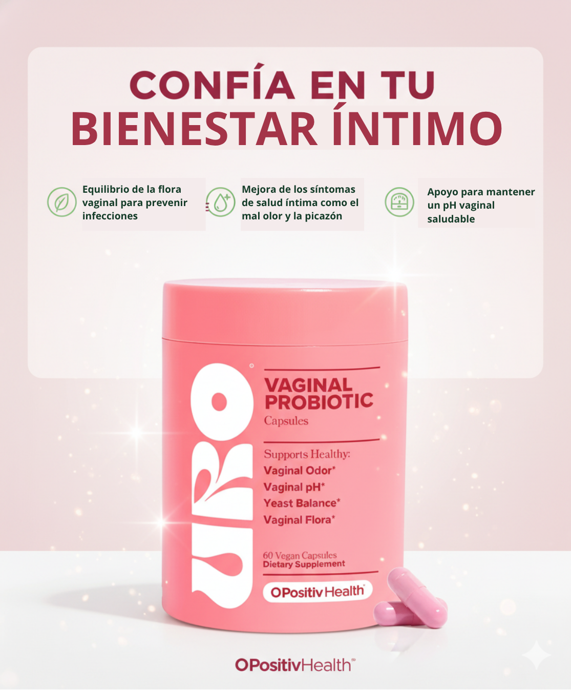 URO PROBIÓTICO VAGINAL® (60 CÁPSULAS) – ¡BIENESTAR ÍNTIMO & CONFORT DIARIO!