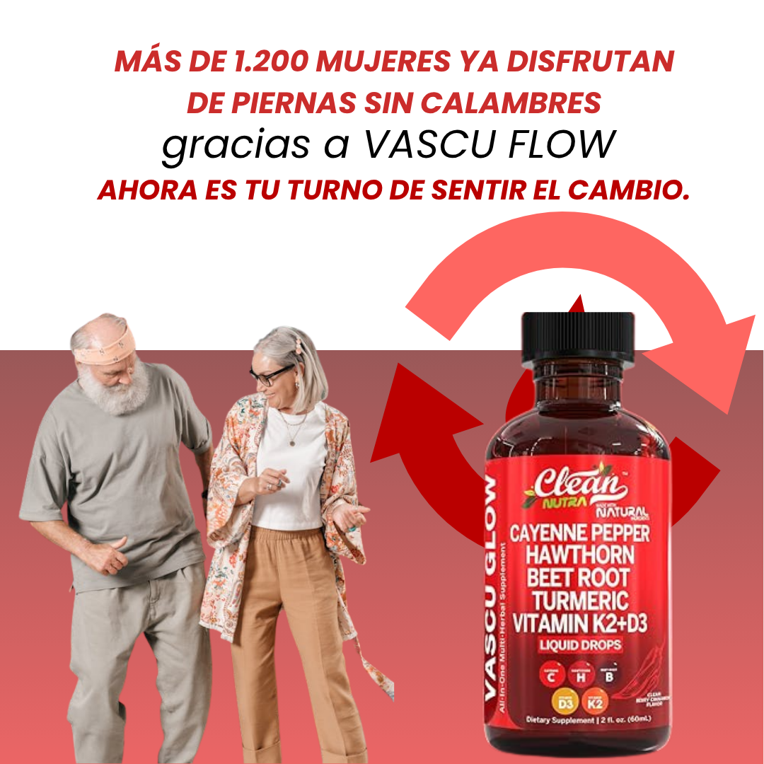 VASCU GLOW® - ¡ACTIVA TU CIRCULACIÓN Y ENERGÍA NATURAL!