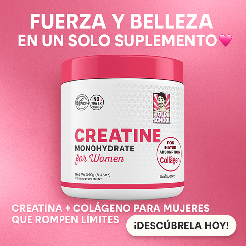 CREATINA MONOHIDRATADA PARA MUJERES®: ¡LA CREATINA NO ES SOLO PARA HOMBRES!