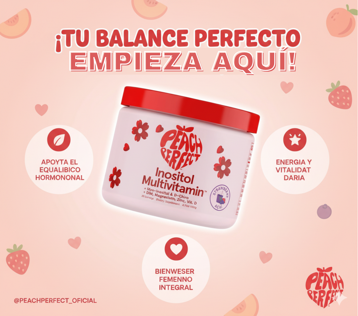 FÓRMULA AVANZADA INOSITOL® (120 CÁPSULAS) – ¡EQUILIBRIO HORMONAL Y BIENESTAR MENTAL!